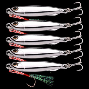 루어 낚시 미끼 금속 바다 민물 태클 지그 스푼 메탈 이미지