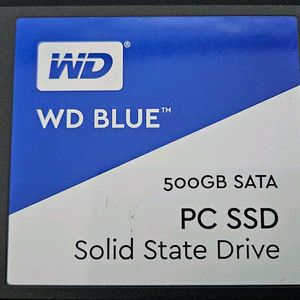 WD Blue SSD 500GB 사용량 적은 것 팝니다.