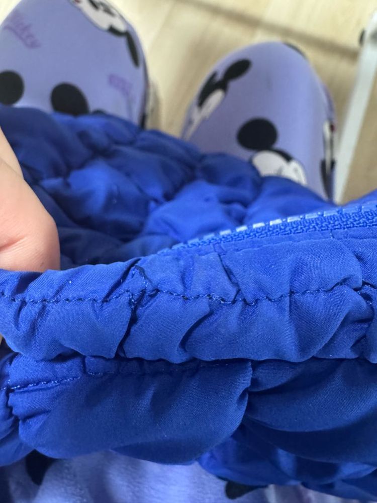 COS 코스 정품 퀼티드 미니백 블루 가방 이미지