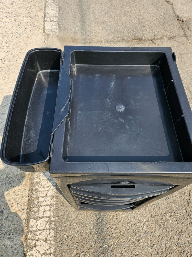 중고 .미용실카트.이동식선반 수납가구 다용도트롤리--2