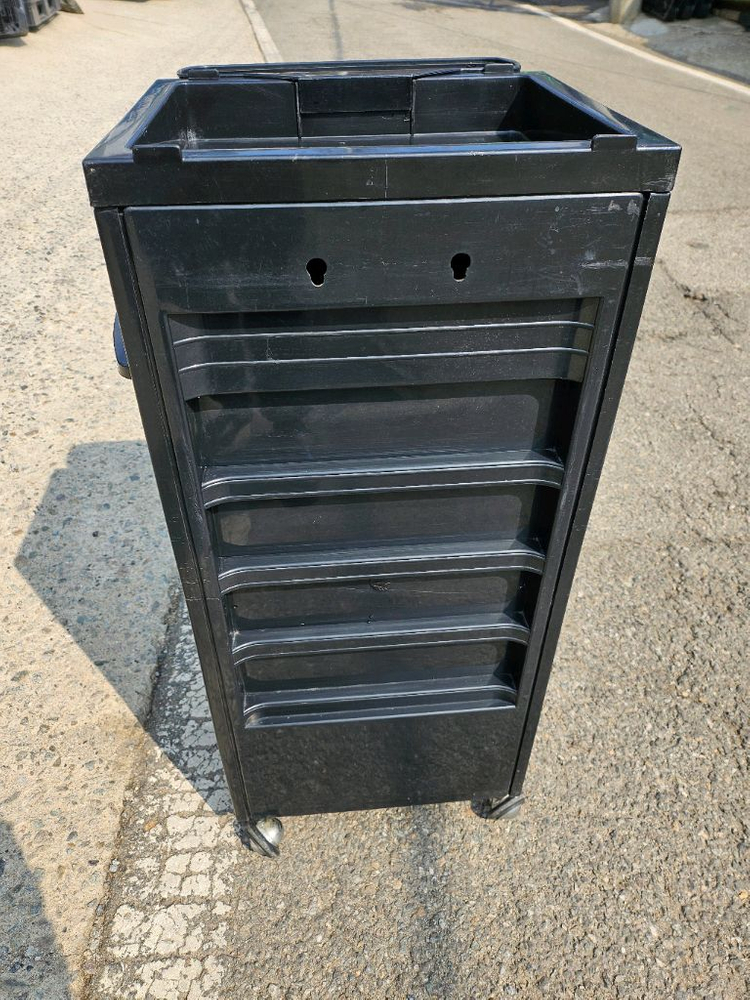 중고 .미용실카트.이동식선반 수납가구 다용도트롤리--3