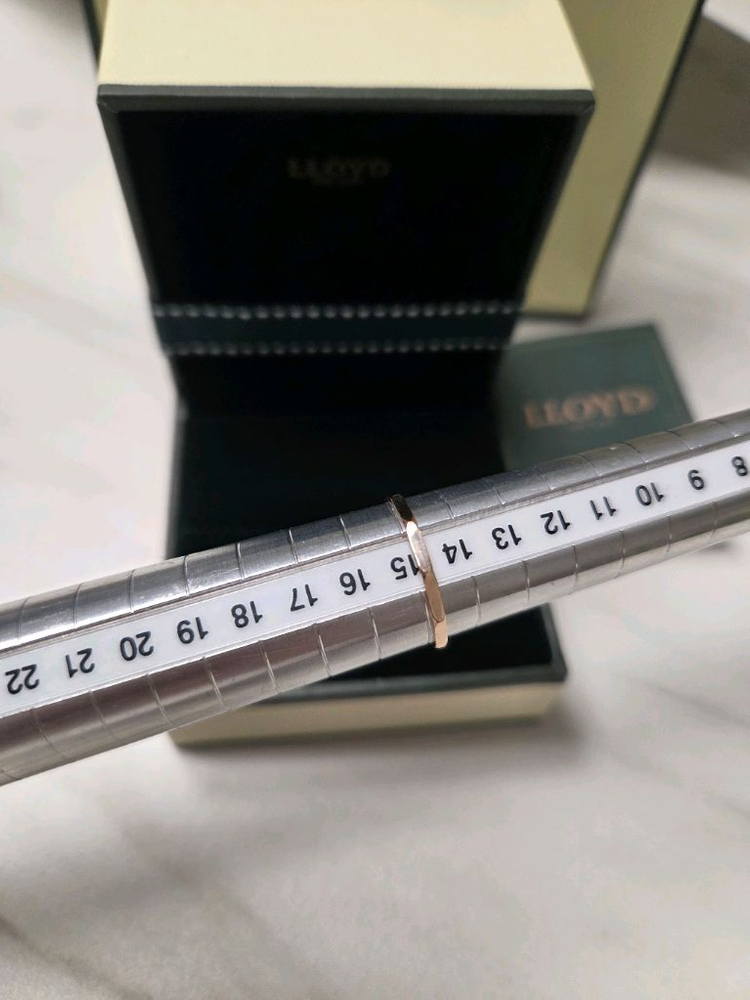 로이드 14k 핑크골드반지--3