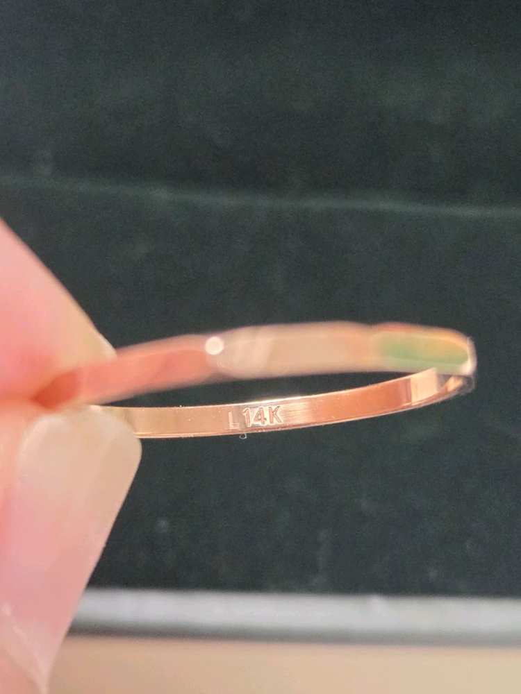 로이드 14k 핑크골드반지--4