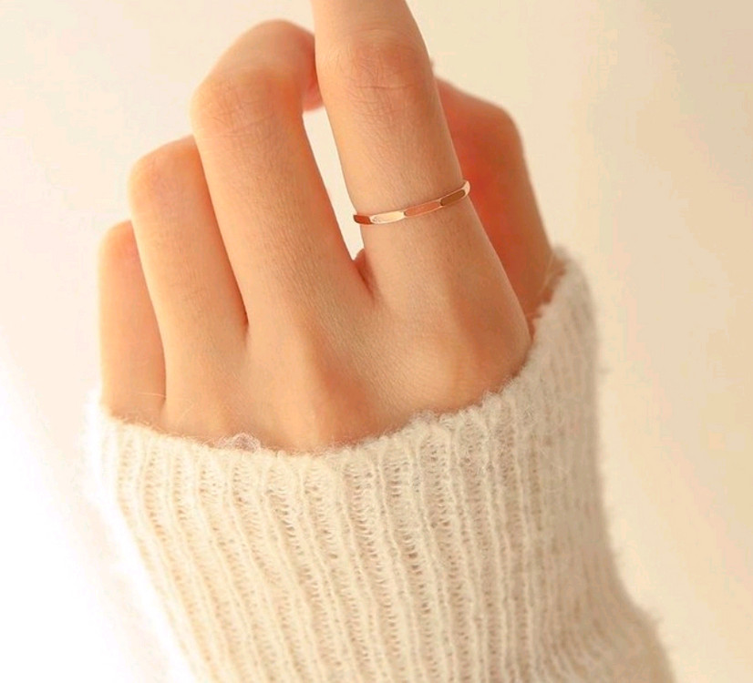 로이드 14k 핑크골드반지--6