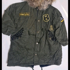 미미씨엘 여아 남아 야상점퍼 M,100&모자,양말 이미지