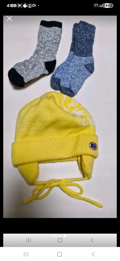 미미씨엘 여아 남아 야상점퍼 M,100&모자,양말 이미지