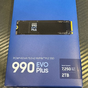 [국내 정품] 삼성전자 990 EVO Plus M.2 NVMe 2TB 판매 합니다.