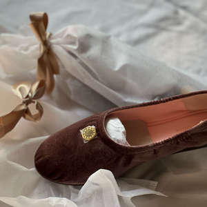 (새제품) 로랑로라 발레리나 플랫슈즈 230 컴포트화