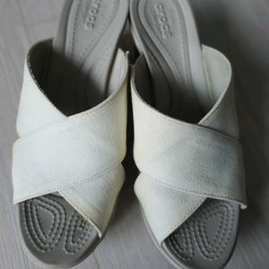 크록스 엑스웨지 슬리퍼 w7