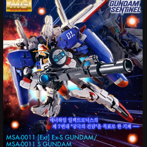 프리미엄반다이 한정 MG ExS 건담 / S 건담 태스크 포스 알파