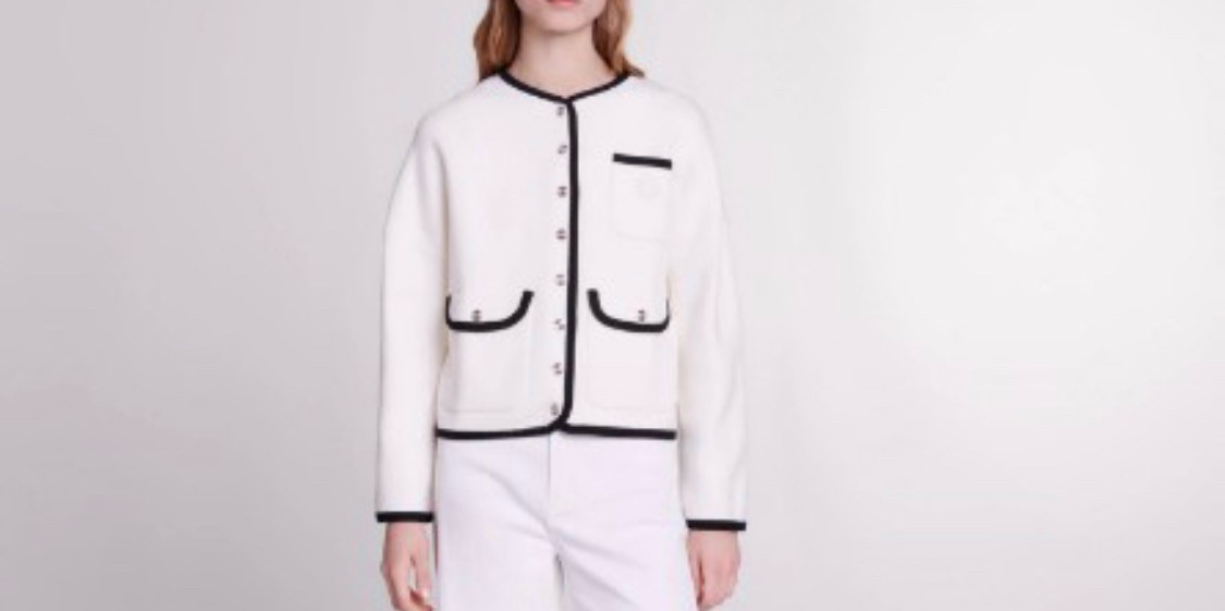 마쥬(maje) 블랙 가디건--4