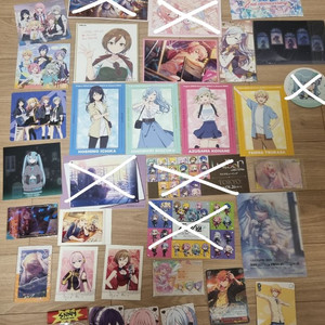 프세카 프로세카 지류 굿즈 (극장판/콜라보카페/팝업/애니메이트/세카라이 특전/엽서/이픽/웨하스카드/포카/스티커) 이미지