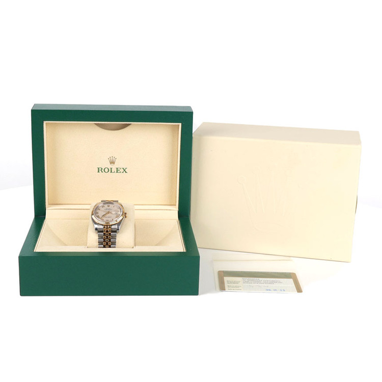 [중고명품다올] 롤렉스 데이저스트 116233 피라미드 로만 36 MM 스틸워치--1