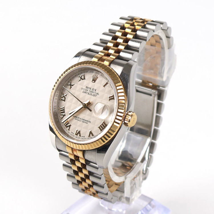 [중고명품다올] 롤렉스 데이저스트 116233 피라미드 로만 36 MM 스틸워치--3