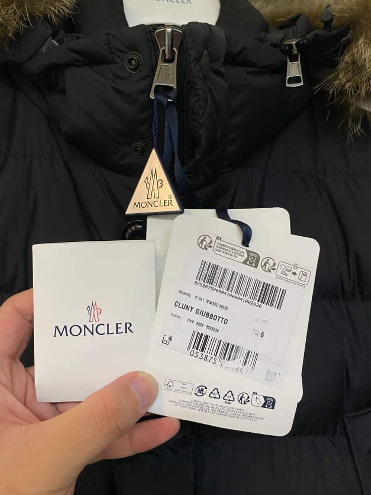[6] 23 / 24 몽클레어 클루니 Cluny 패딩 블랙 새상품--5