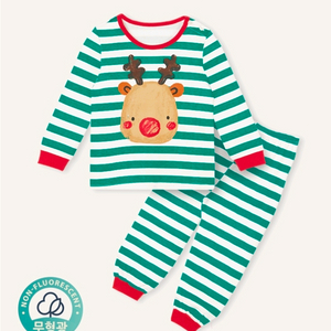 유니프랜드 무형광 크리스마스 내복 새것 140