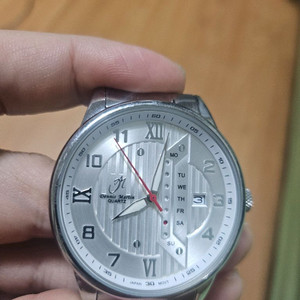 남성용 데니스마틴 쿼츠메탈 시계