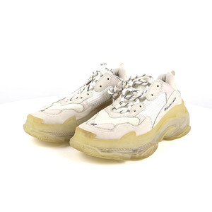 [중고명품다올] 발렌시아가 트리플S 스니커즈 화이트 42사이즈 544351