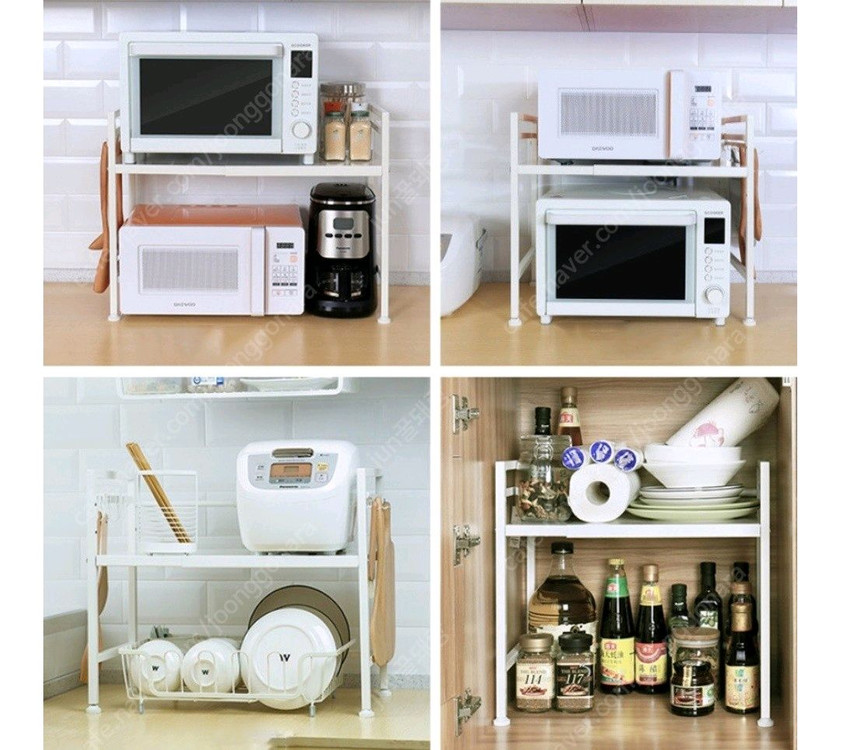 인블룸 고급스틸 전자렌지 선반 #거의새거# 이미지