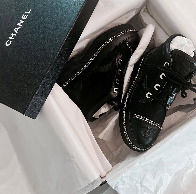 샤넬 체인 부츠--1