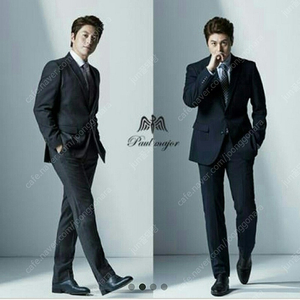 (정품) 홈쇼핑 PAUL MAJOR 남성 블랙 정장바지 #새상품# 이미지