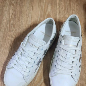 230mm 생로랑 신발 코트 클래식 스타패치 운동화 스니커즈