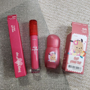 새제품/일괄)에뛰드 포근픽싱틴트+워터젤 틴트 이미지