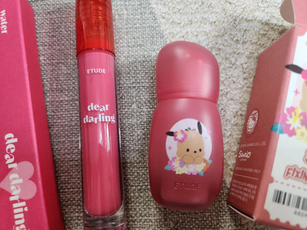 새제품/일괄)에뛰드 포근픽싱틴트+워터젤 틴트 이미지