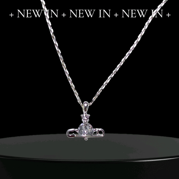 S925실버 목걸이 행성 목걸이 우주선 목걸--0