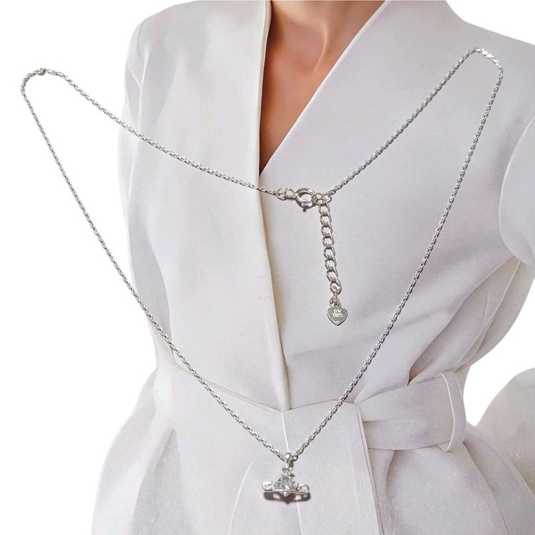 S925실버 목걸이 행성 목걸이 우주선 목걸--3