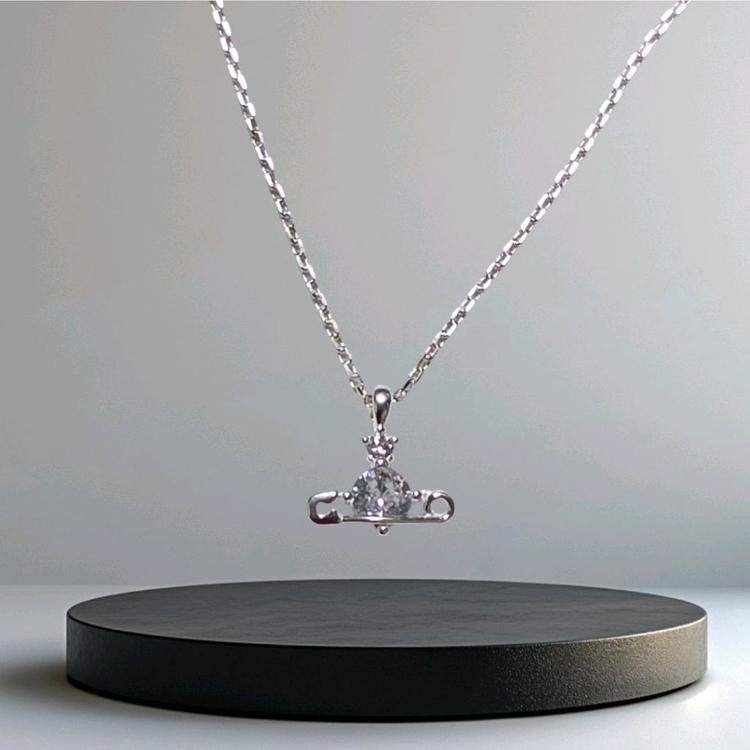 S925실버 목걸이 행성 목걸이 우주선 목걸--4