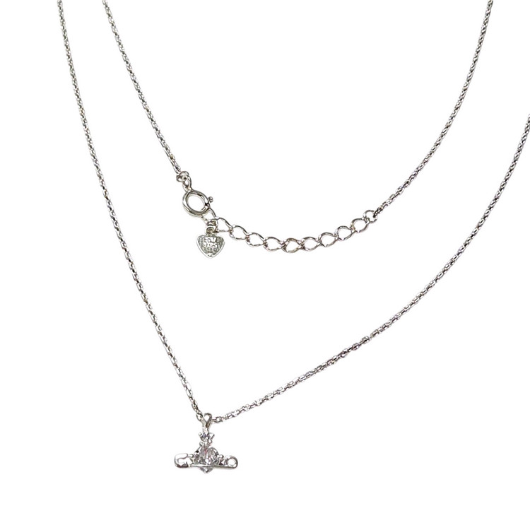 S925실버 목걸이 행성 목걸이 우주선 목걸--6