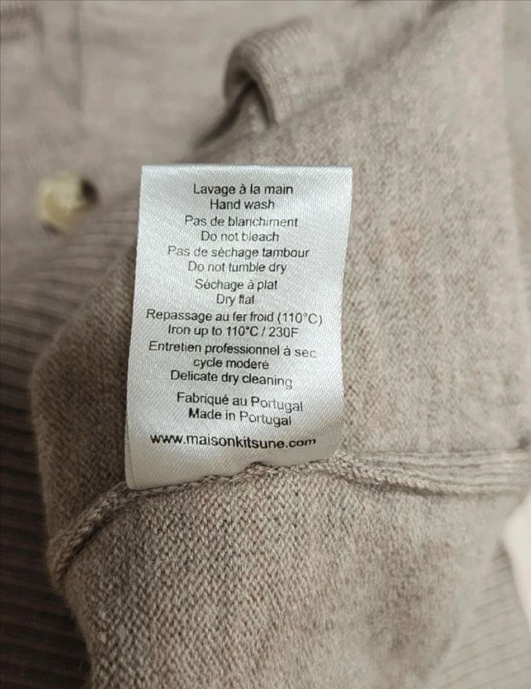 메종키츠네 가디건--4