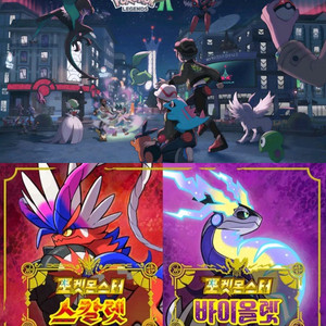 포켓몬스터 이로치 미라이돈 코라이돈 자시안 주문제작