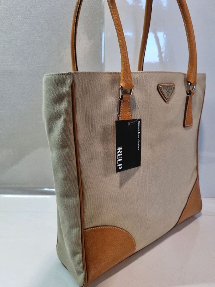 정품 프라다 토트백--4