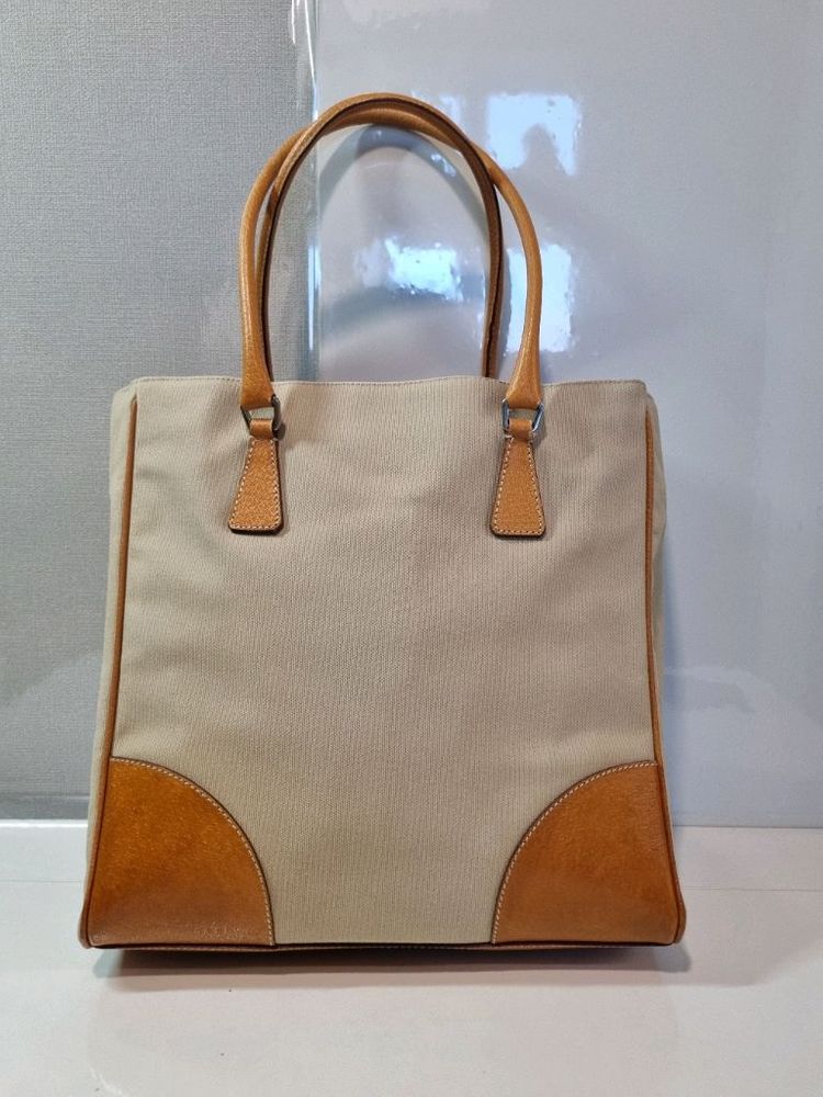 정품 프라다 토트백--5