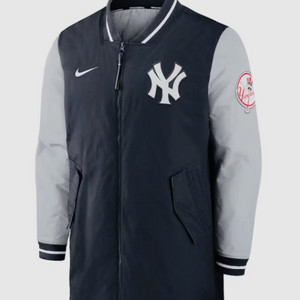 나이키 컬렉션 뉴욕양키즈 덕아웃 롱패딩 점퍼 L(105)