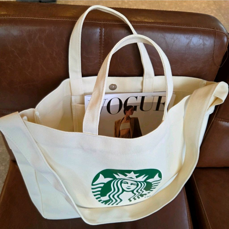 스타벅스 가방 스타벅스 에코백 스타벅스 대용량 숄더백 이미지