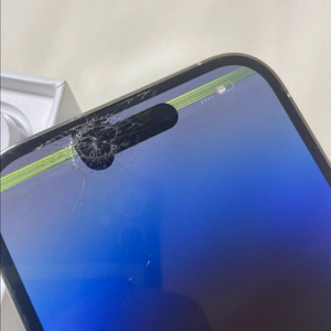 아이퐁14프로 256 화이트 파손폰 부품용 쿨거래가능 이미지