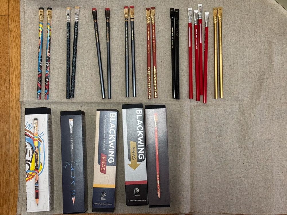 blackwing volume 블랙윙 볼륨 에디션 연필 725, 211, 1138, 24외 etc. 일괄(지함포함)--6