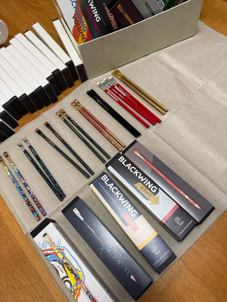 blackwing volume 블랙윙 볼륨 에디션 연필 725, 211, 1138, 24외 etc. 일괄(지함포함)--7