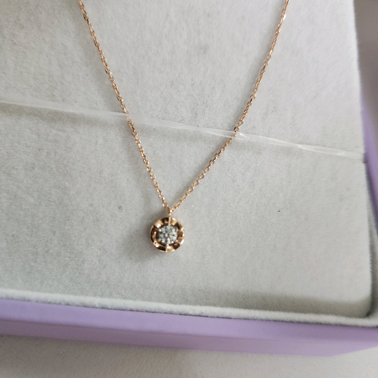 골든듀러브포엠8p다이아목걸이--3