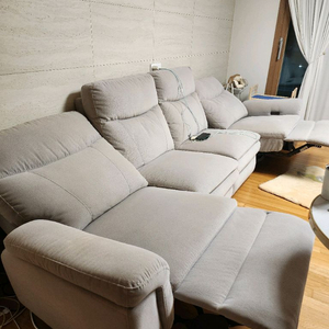 (사하라 원단) 4~6인용 양쪽 리클라이너 소파(스크래치, 방수 강함)