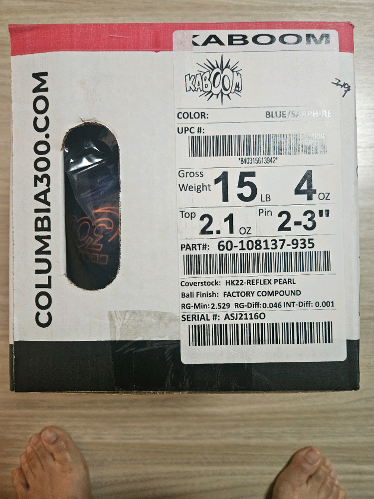 볼링공 15파운드--2