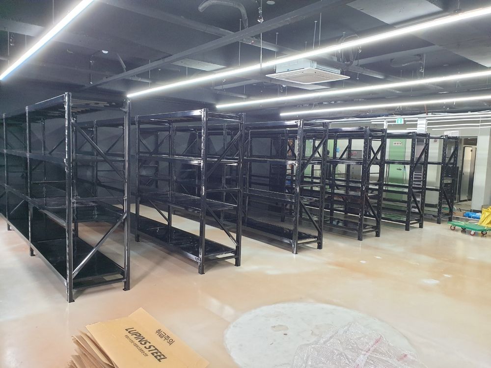 쉽게 조립하는 무볼트랙 철제선반 고릴라랙 새제품 2000x2000x600cm 이미지