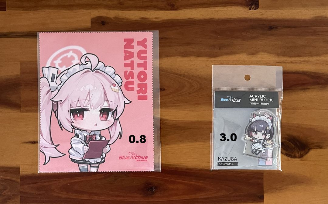 블루아카이브 굿즈 개별 판매 이미지