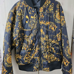 베르사체 양면 봄버 자켓