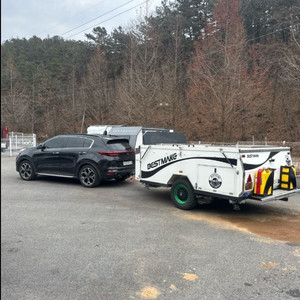 22년11월식 BM팰리스 투폴딩 캠핑트레일러 이미지