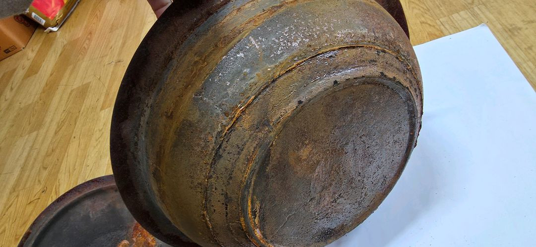 무쇠 가마솥 지름28센치 이미지