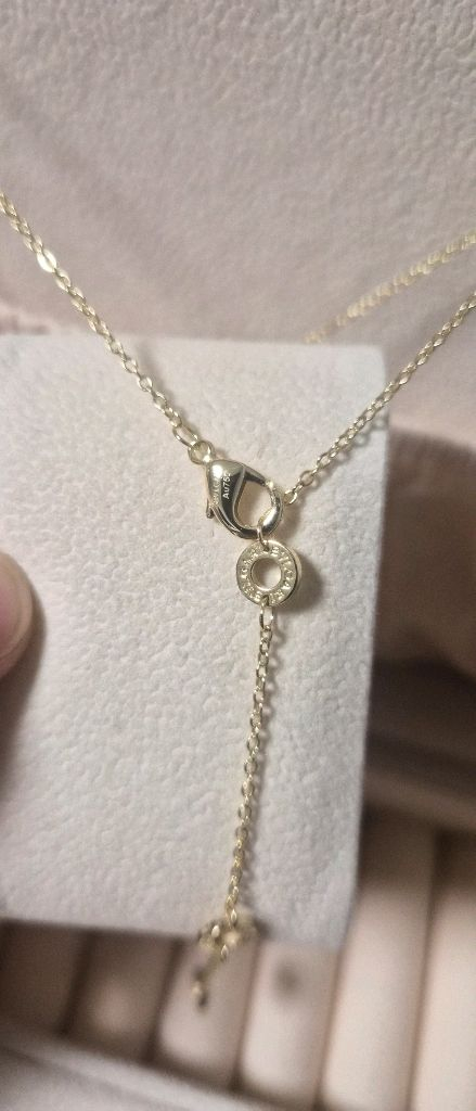 불 목걸이 고급목걸이 명품스타일 목걸이 옐골 비제로원 파베 큐빅 (새상품) 이미지